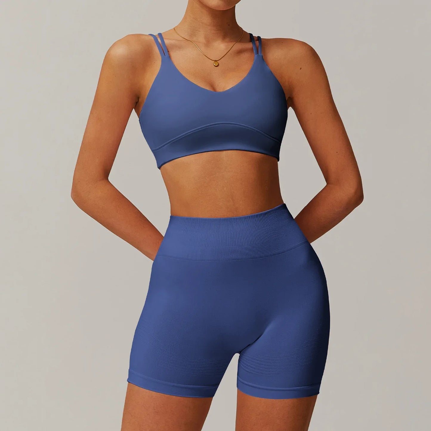 Conjunto deportivo de 2 piezas para mujer, chándal para correr, entrenamiento, con cremallera, pantalones cortos de manga larga, ropa de yoga, ropa deportiva