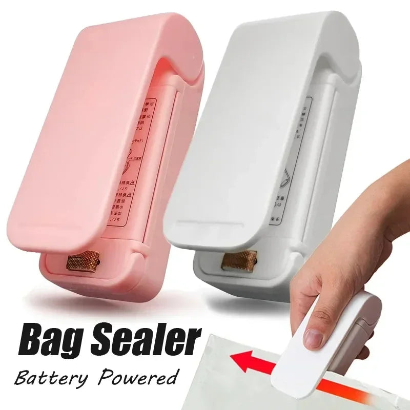 Mini máquina selladora de bolsas térmicas, selladora de paquetes, bolsas térmicas de plástico para alimentos, selladora portátil, selladora térmica para envases de alimentos.