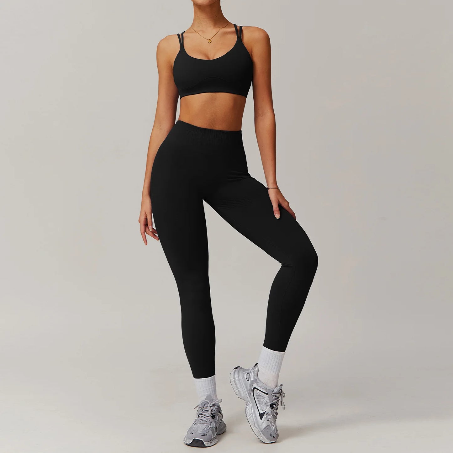 Conjunto deportivo de 2 piezas para mujer, chándal para correr, entrenamiento, con cremallera, pantalones cortos de manga larga, ropa de yoga, ropa deportiva