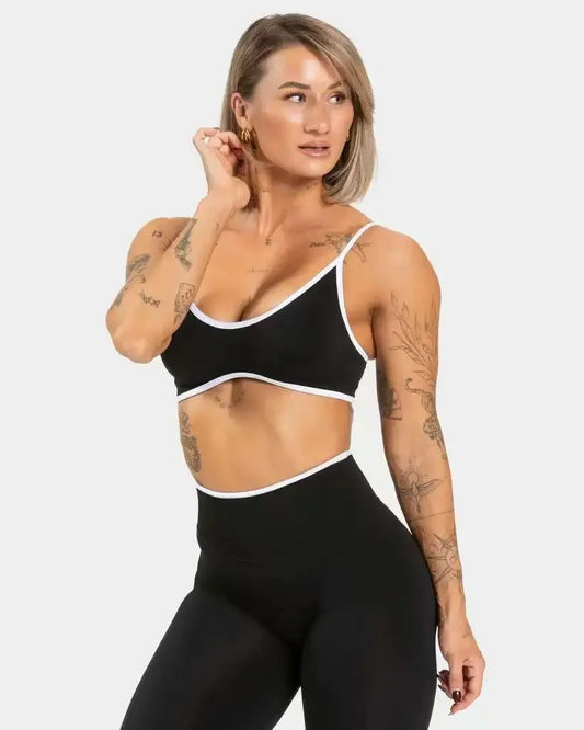 TEVEO Women's Sports Yoga Shorts Fitness Cycling Elastic Sports Pants Ignite Sculpt Scrunch Short Yoga Bra Set leggings