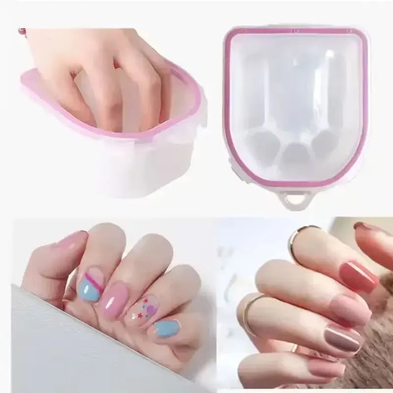 【Gran oferta】Recipiente para remojo de quitaesmalte, herramientas de salud para el tratamiento de uñas, recipiente duradero para burbujas de cuidado córneo.