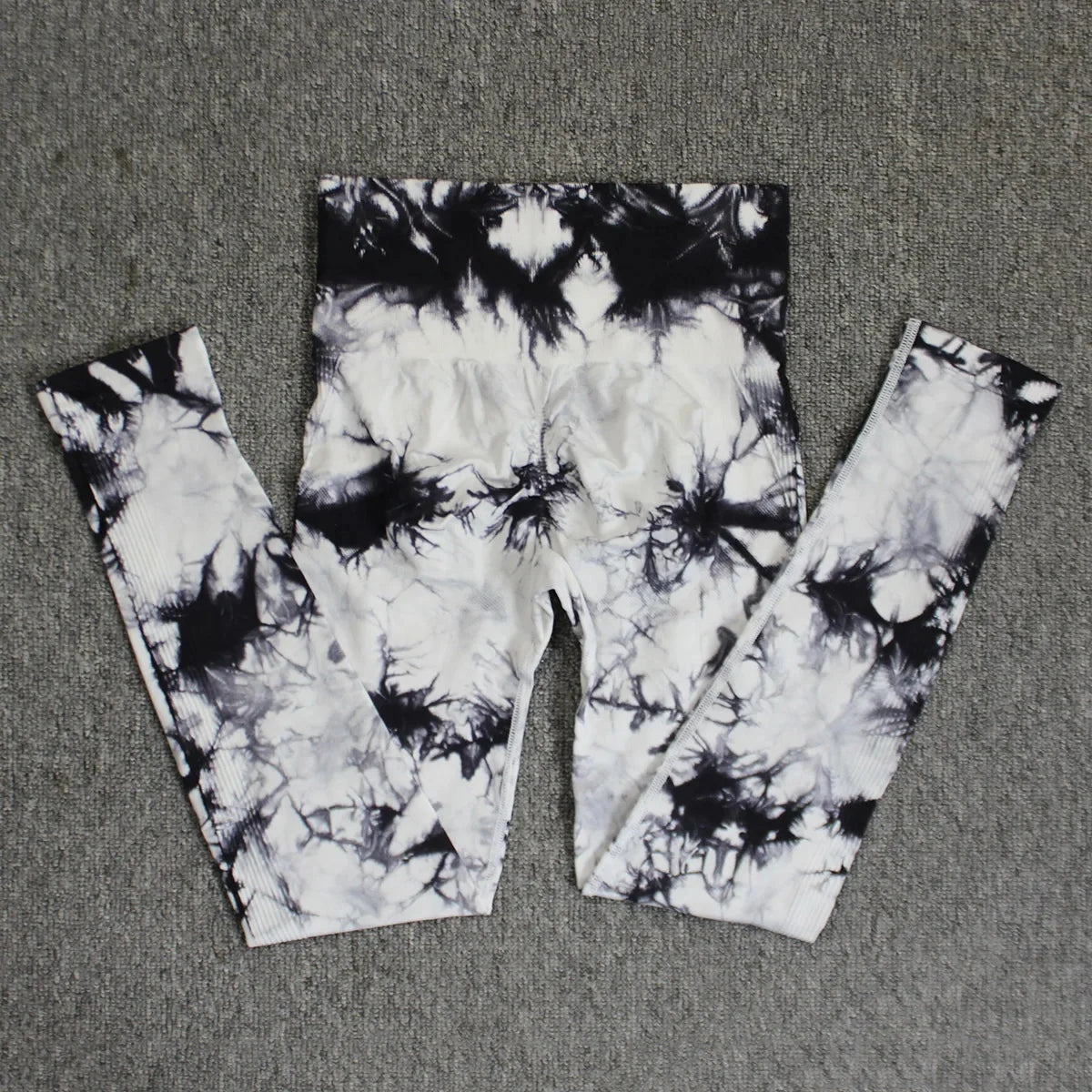 Pantalones de yoga sin costuras, gruesos, ajustados, de talle alto, deportivos, teñidos en lana, con efecto melocotón en los glúteos, largos y ceñidos, para hacer ejercicio.