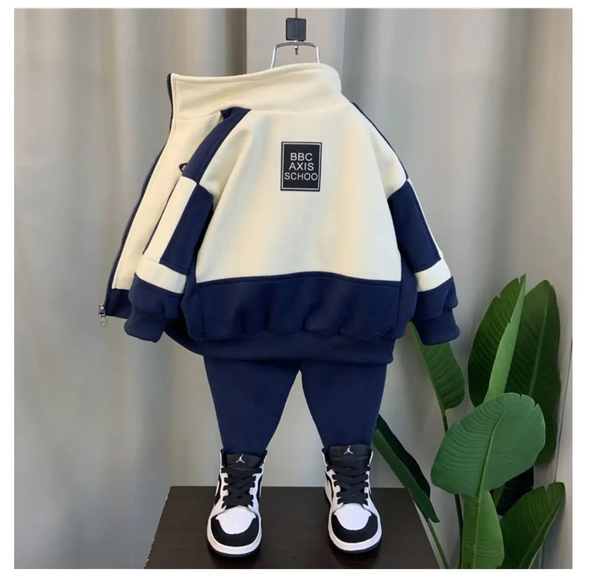 Conjunto de ropa para niños, temporada primavera-otoño, nuevo conjunto de 2 piezas de chaquetas y pantalones casuales para niños y bebés, ropa deportiva coreana