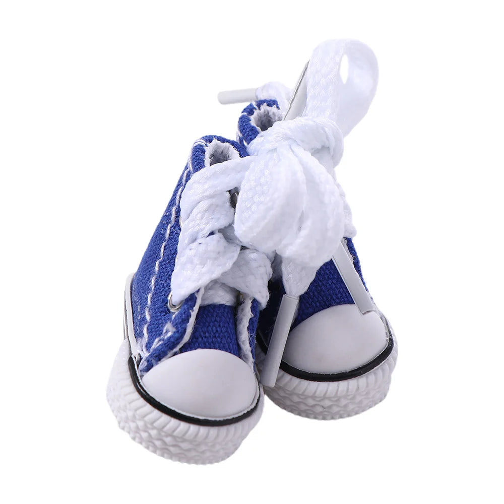 Accesorios para muñecas, zapatillas de 3,5 cm, minizapatos para niños, zapatos Blyth, zapatos de lona para muñecas, zapatos para muñecas BJD.