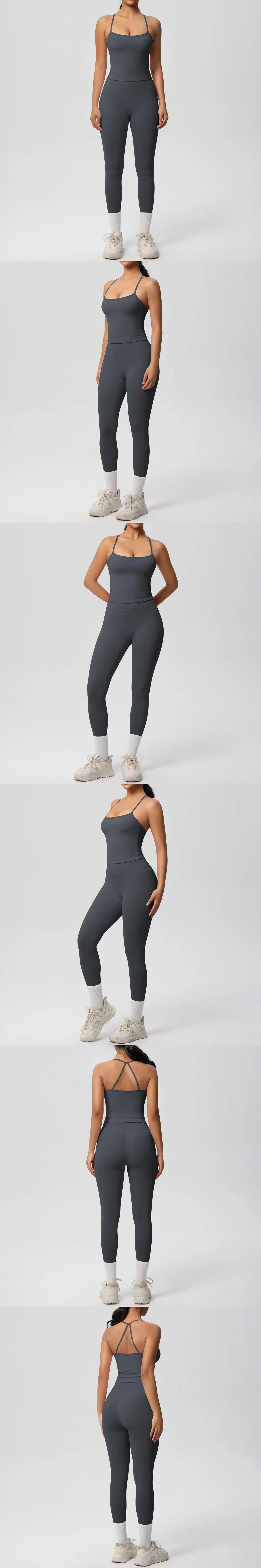 Conjunto de Ropa de Yoga para Mujer, Traje Deportivo, Ropa de Entrenamiento, Chaleco Deportivo sin Mangas, Conjunto de Gimnasio, Mono de Entrenamiento, Ropa Interior Deportiva, Ropa Deportiva