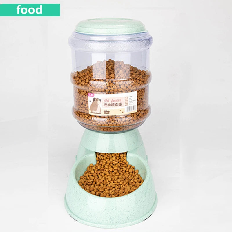 Comederos para mascotas de gran capacidad, comederos para perros pequeños, dispensadores de agua automáticos, comederos para gatos, bebederos para mascotas