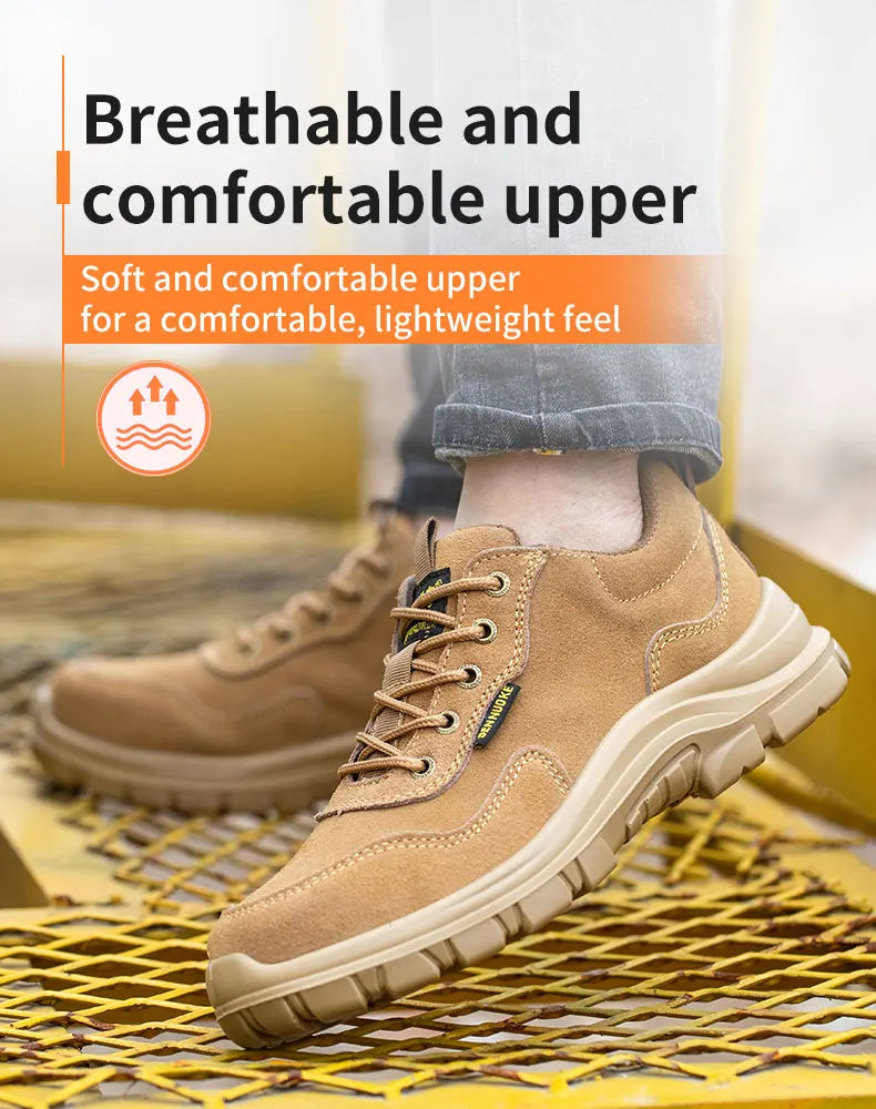 Safety Shoes Man for Work Man's Safety Working Shoes Working Lightweight Work Wear   Industrial Security-Protection