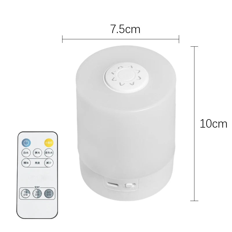 Lámparas de noche LED de noche con carga regulable para escritorio, iluminación de noche para dormitorio, decoración, lámparas de mesa LED de lectura táctiles.