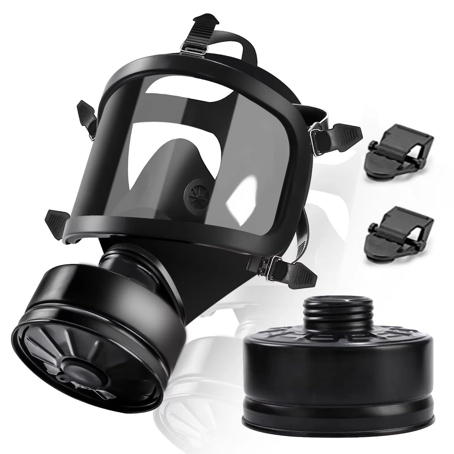 Máscara de gas MF14, prevención de sustancias químicas irritantes, protección contra la contaminación nuclear y otros agentes de gas, equipo de seguridad.