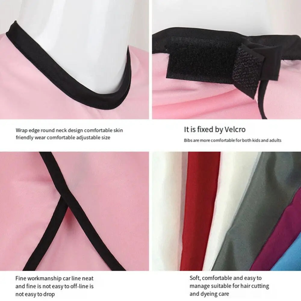 Capa de corte de pelo antiestática, reutilizable, impermeable, para teñir el cabello, herramienta de salón, paño de peluquería