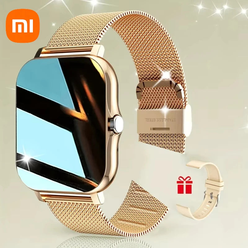 Reloj inteligente Xiaomi con pantalla HD de 1,44 pulgadas, respuesta a llamadas, vista previa de mensajes, modos deportivos, esfera personalizada, pronóstico del tiempo para hombres y mujeres (2025)