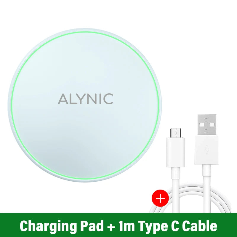 Cargador inalámbrico de 30 W para iPhone 15, 14, 13, 12, X Pro Max, base de carga rápida por inducción para Samsung S23, S22, Xiaomi y Huawei