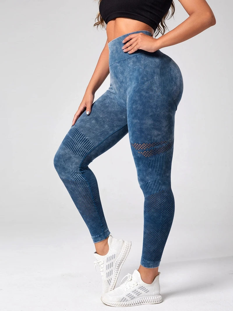 Leggings para mujer, pantalones de yoga para fitness, mallas deportivas sin costuras, pantalones de gimnasio con efecto push-up, pantalones de entrenamiento de cintura alta elásticos.