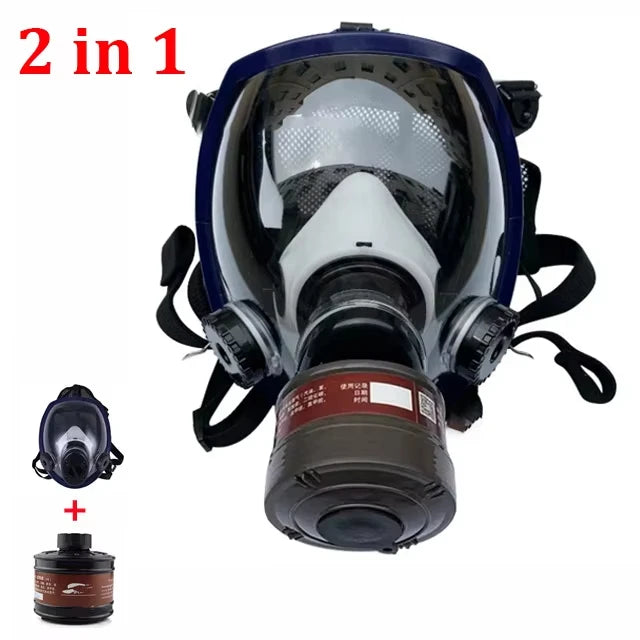 Máscara de gas MF14, prevención de sustancias químicas irritantes, protección contra la contaminación nuclear y otros agentes de gas, equipo de seguridad.