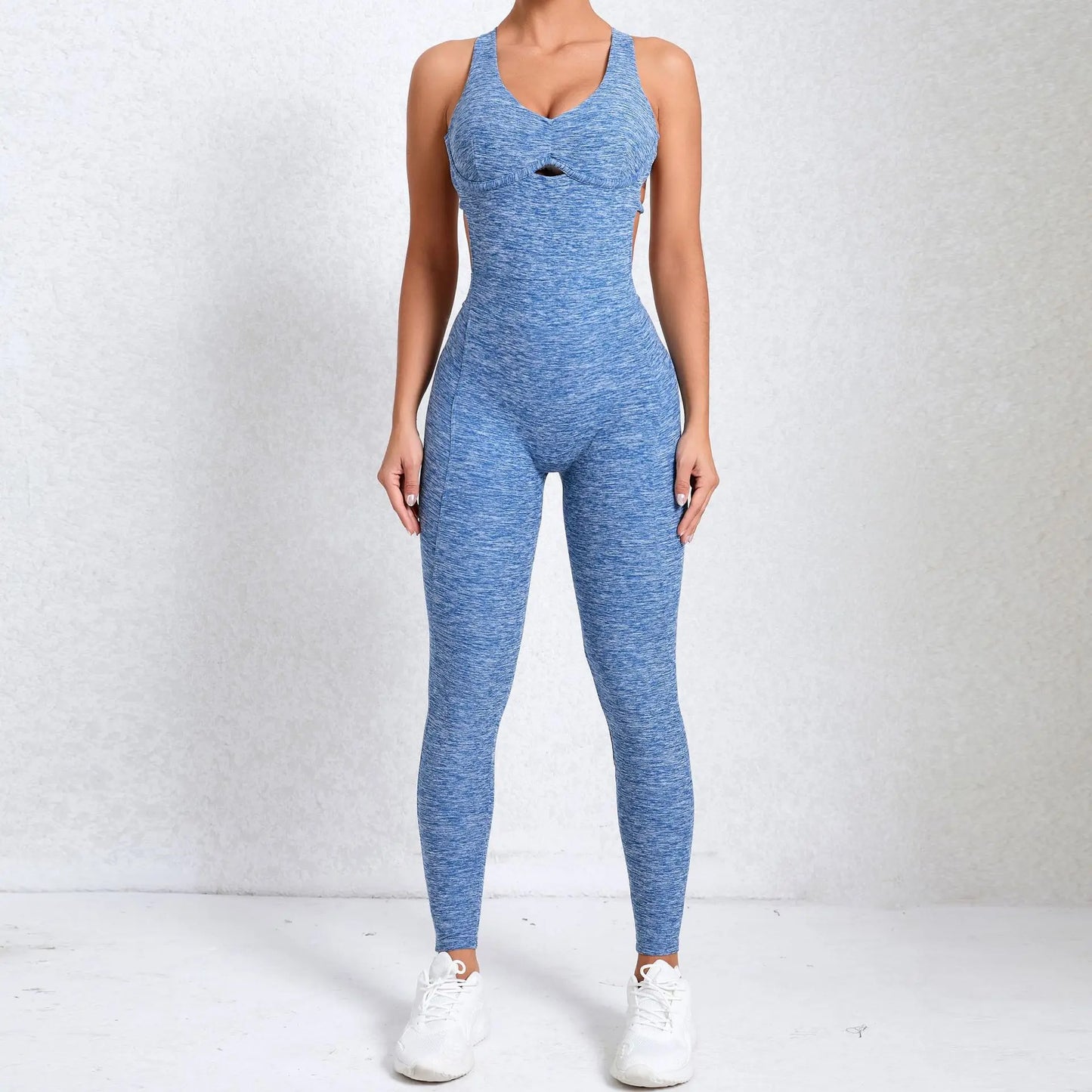 Conjunto de Yoga, Traje de una Pieza para Mujer, Ropa Deportiva Push Up, Ropa de Yoga sin Espalda, Ropa Deportiva Activa, Conjunto de Fitness, Mono de Gimnasio para Mujer.