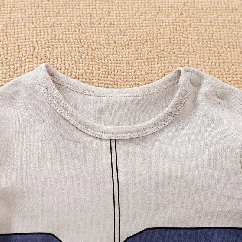 Ropa para recién nacidos, bonita, de algodón, cómoda y suave, para niños y niñas de 0 a 18 años, para primavera y otoño, mono de manga larga para bebés.