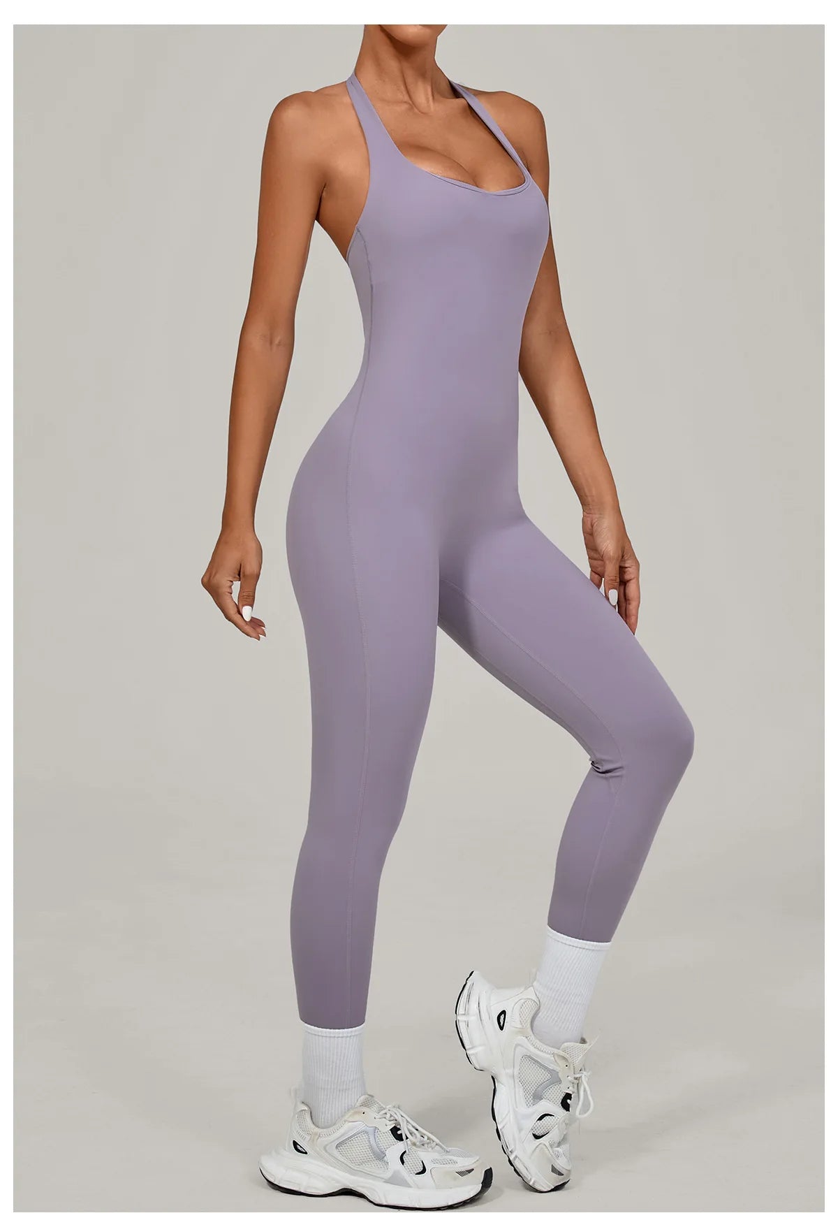 Nuevo Body de Yoga Sexy para Mujer, Mono Deportivo de una Pieza, Sin Mangas, Espalda Abierta, Conjunto de Yoga de Secado Rápido, Ropa Deportiva para Entrenamiento y Yoga.