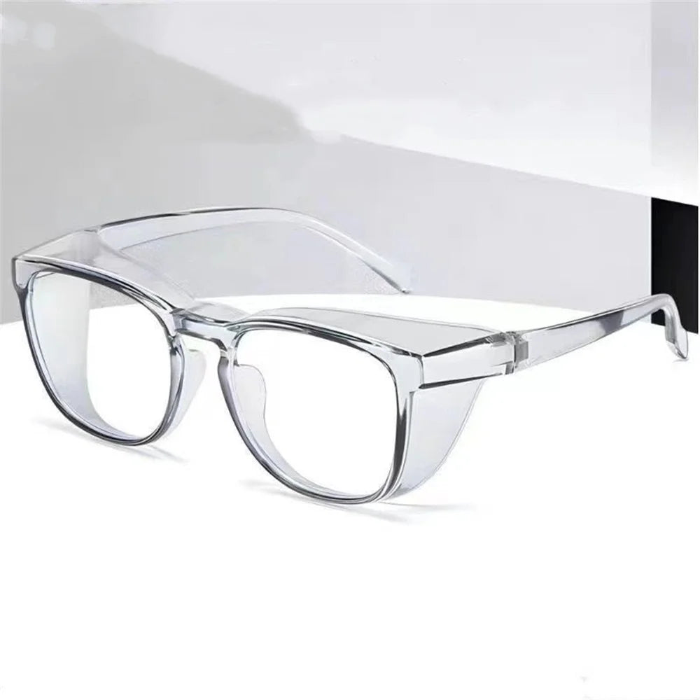 Gafas anti-luz azul para hombres y mujeres, transparentes, a prueba de arena, antichoque, para ciclismo, seguras, con bloqueo de luz azul, protección para los ojos.