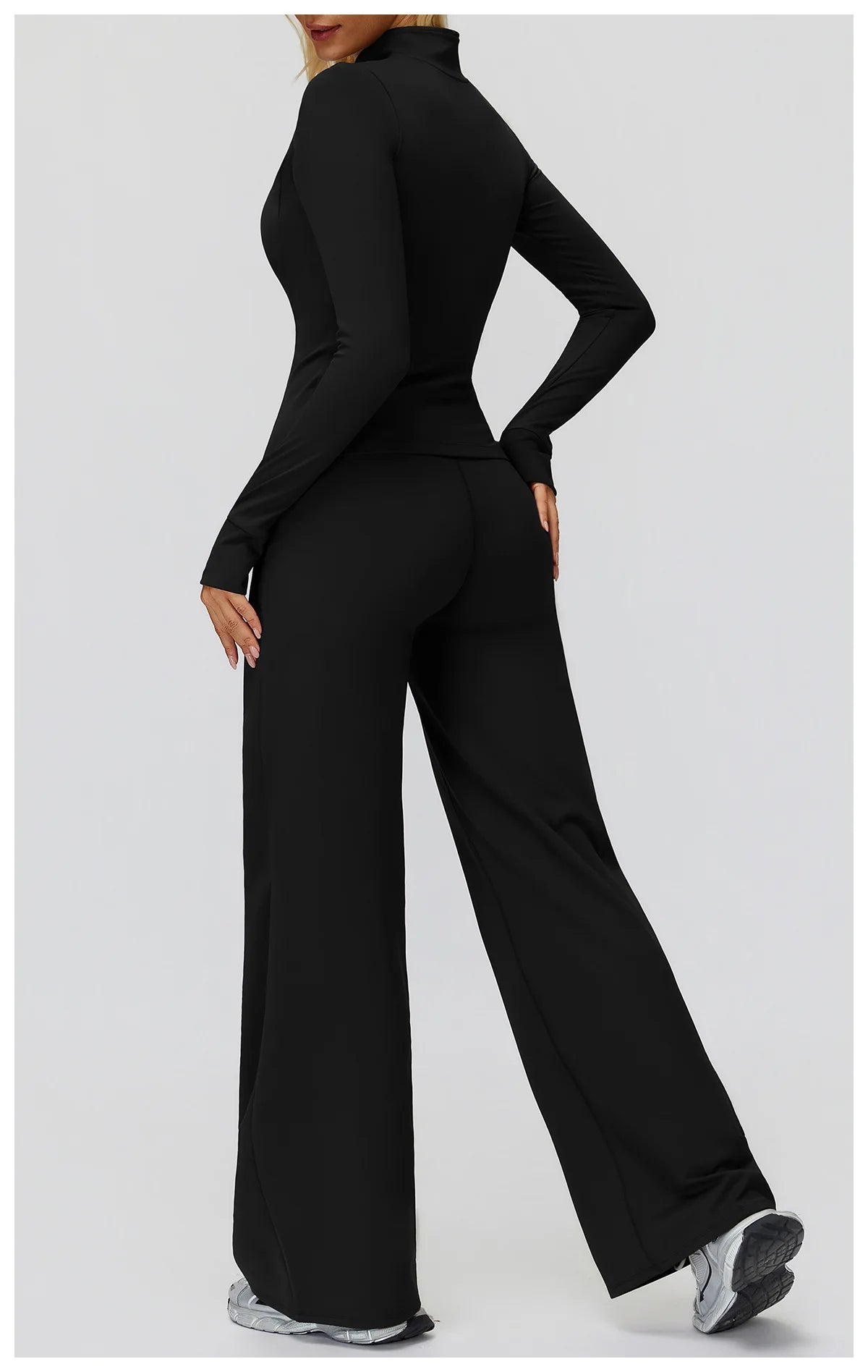 Women High Waist Wide Leg Pants Leggings Fitness Bell-bottoms Yoga Flared Leggings Push Up Gym Workout Flared Pants Sportswear