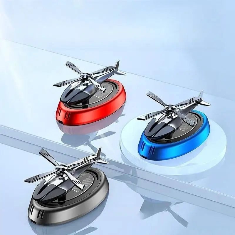 Adornos de avión solar para decoración de coche, accesorios para el interior del coche, adorno de escritorio, regalo para mujer, hombre y entusiasta de los coches.