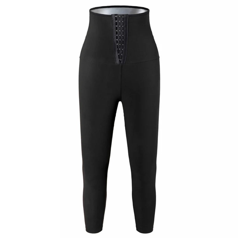 Pantalones moldeadores para mujer, faja reductora, efecto sauna de sudoración intensa, pantalones adelgazantes, control de abdomen, ropa moldeadora, leggings deportivos para gimnasio, pantalones cortos de fitness.