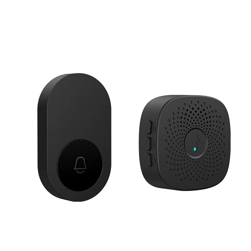Timbre inalámbrico USB, timbre inteligente de bienvenida, volumen de tres velocidades, 38 melodías, timbre para casa, llamada de cama, llamada de emergencia