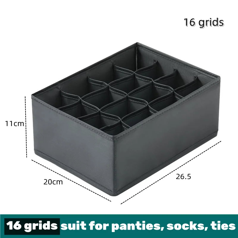 Organizador para ropa interior, calcetines, sujetadores, pantalones, bufandas, corbatas, caja de almacenamiento, organizador de ropa para vaqueros, divisores para cajones, organizador de ropa