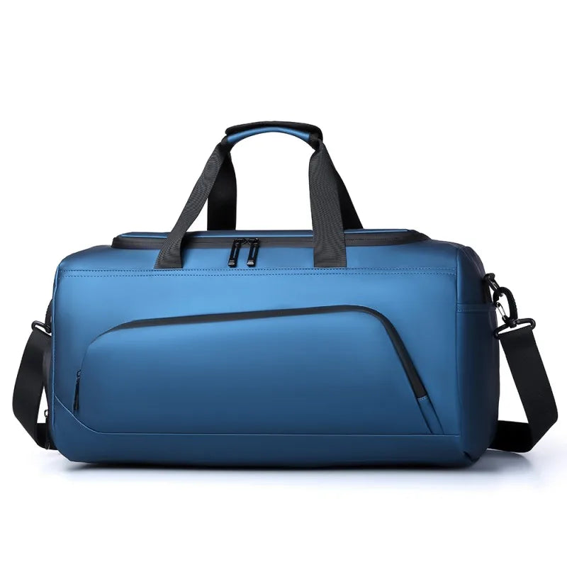 Bolsa deportiva de gimnasio, bolso de mano de gran capacidad, bolsa de viaje portátil, multicompartimento con espacio para guardar zapatos, perfecta para vacaciones y gimnasio.