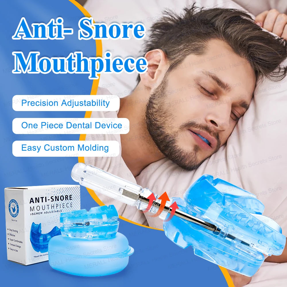 Dispositivo bucal antirronquidos, bruxismo, apnea del sueño, bruxismo, ronquidos, protector bucal, mejora el sueño, aparatos dentales, ortodoncia.