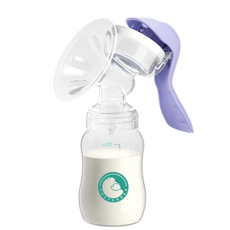 Extractor de leche de succión manual para pezones de bebés, extractor de leche, alimentación, biberón, suministros posparto, sin BPA