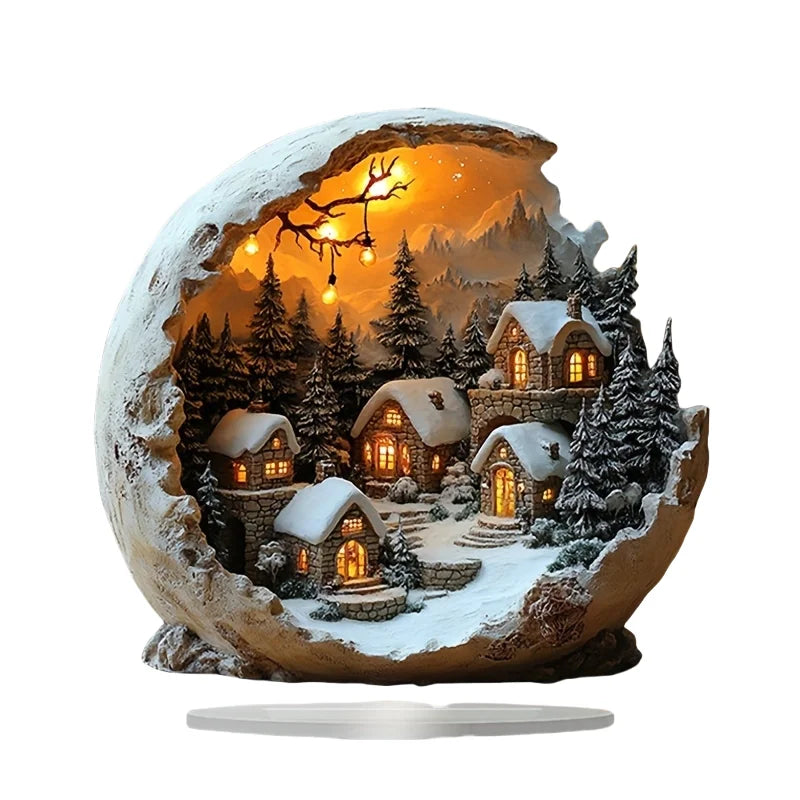 1 pieza de decoración navideña, estilo bohemio, decoración de escritorio multifuncional para dormitorio, idea de regalo única.