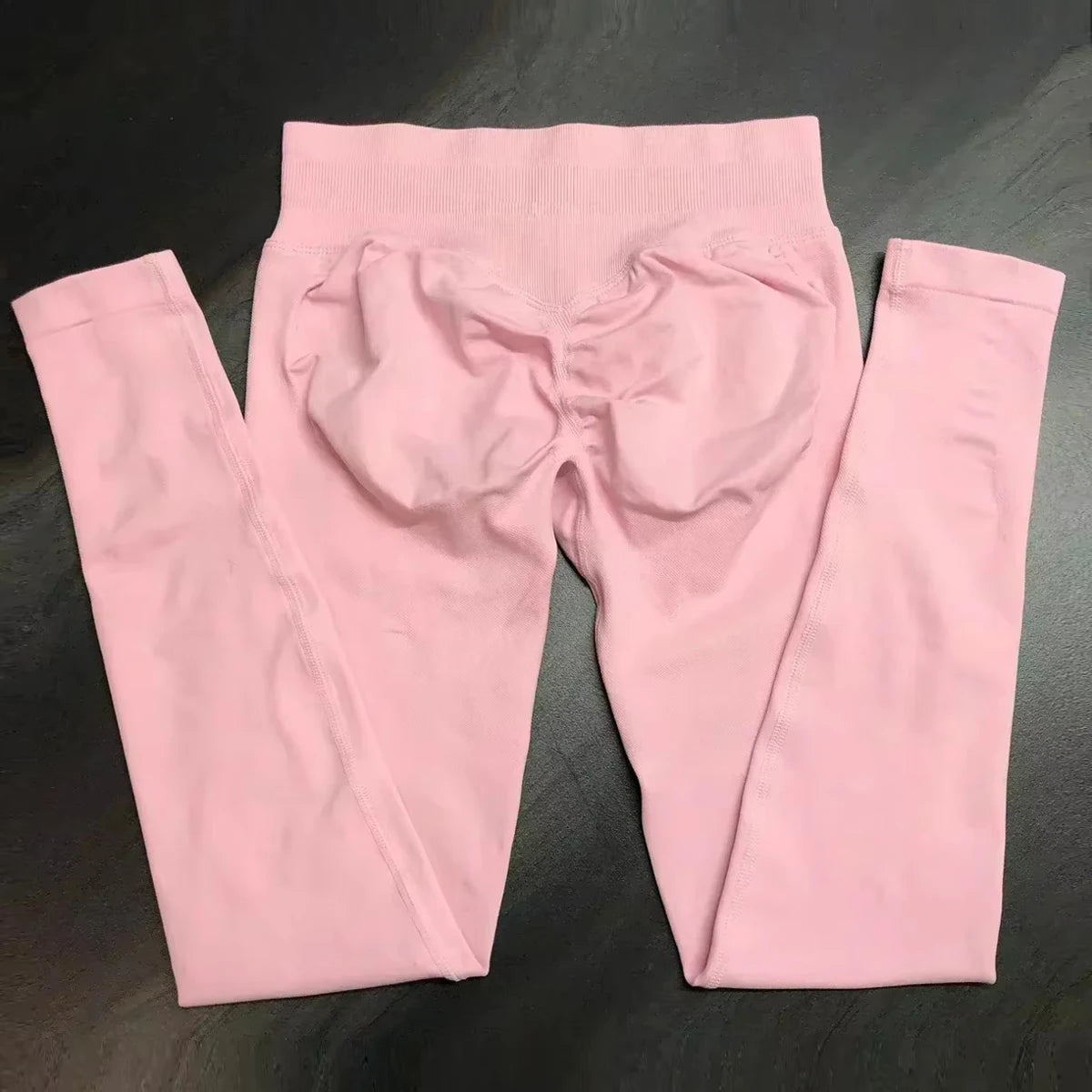 Leggings deportivas sin logo para mujer, efecto push-up, cintura baja, sin costuras, para gimnasio, yoga y entrenamiento.