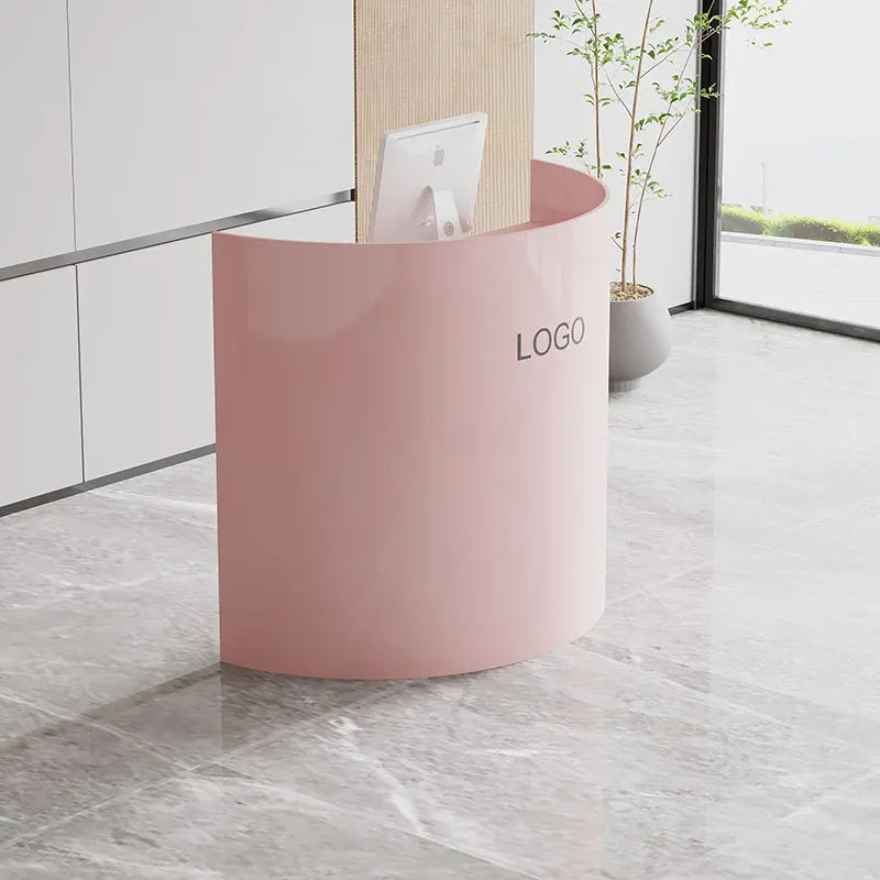 Mostradores de recepción de lujo para oficina, salón de belleza, pequeño bar profesional, moderno, sencillo, muebles comerciales