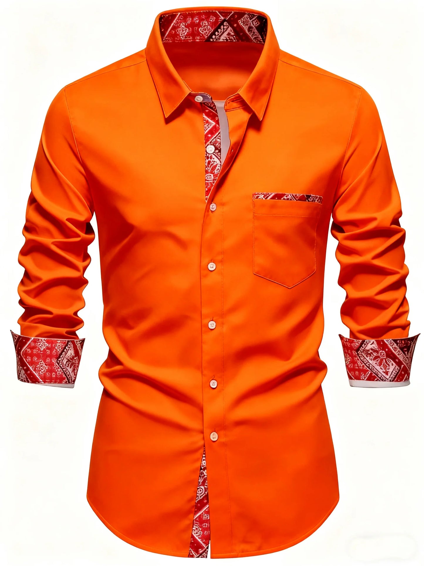 10 colors men's long sleeves, business trip, simple and stylish design, regular shirt, XS-6XL size, fast delivery