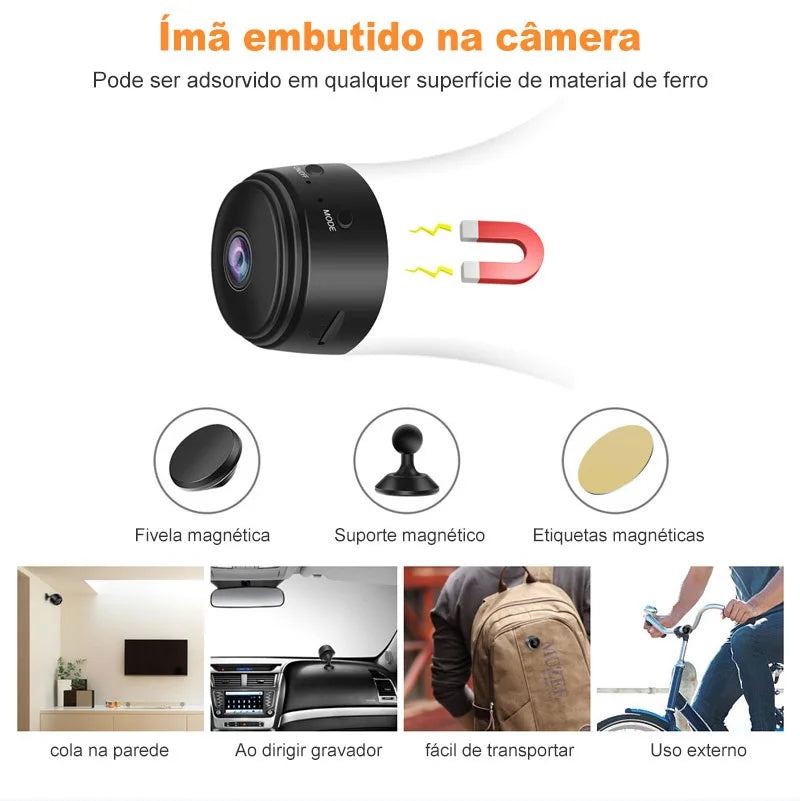 Mini cámara A9 WiFi inalámbrica, monitoreo de seguridad, protección, monitor remoto, videocámaras, videovigilancia, hogar inteligente