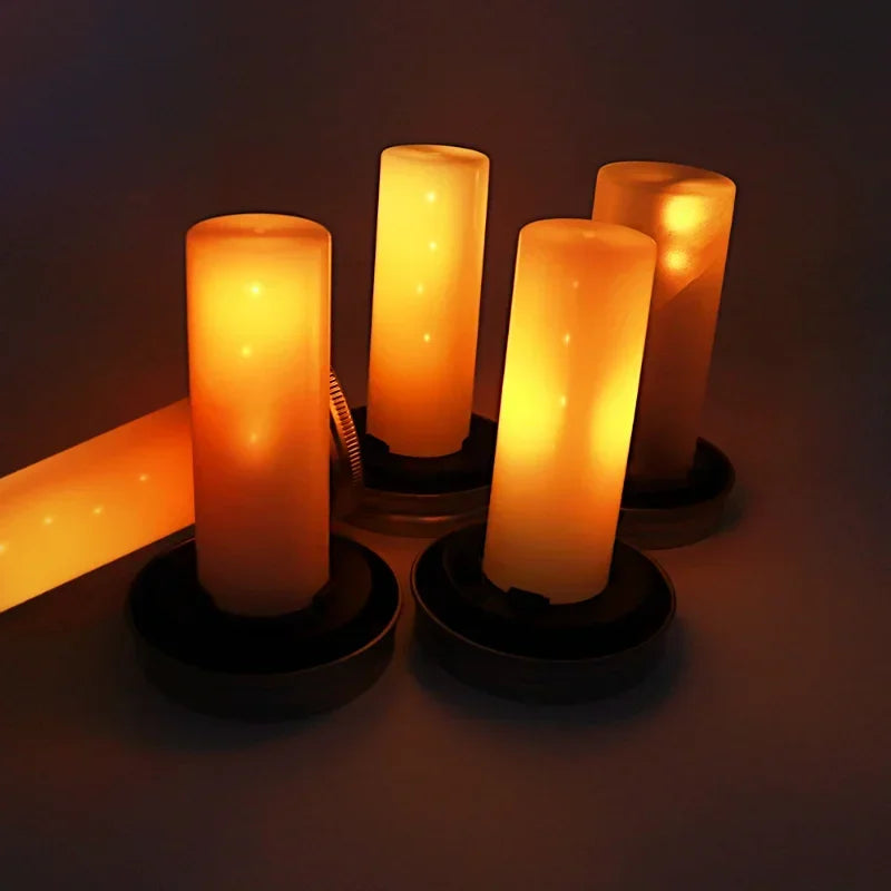 Lámparas solares, decoración del hogar, ambiente, luz nocturna, luz decorativa para exteriores e interiores, llama, vela, linterna, iluminación