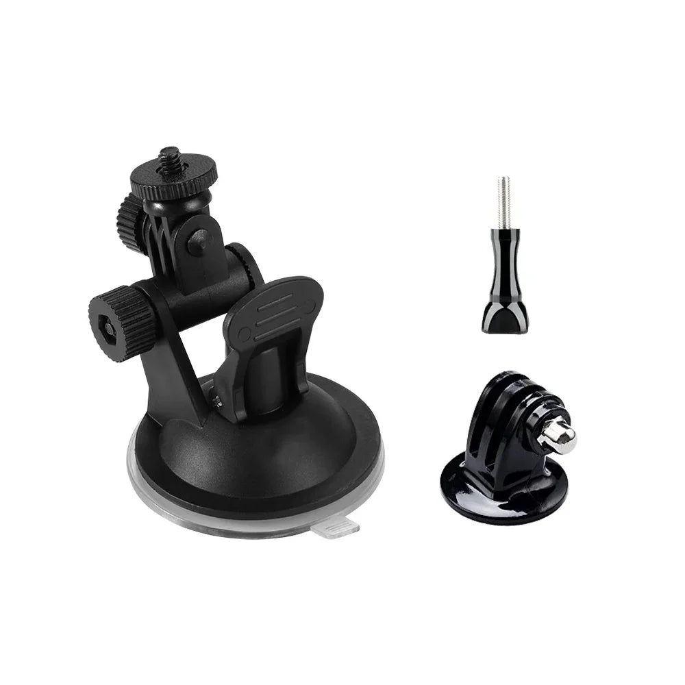 Soporte de ventosa para parabrisas de coche, para GoPro Hero 13, 12, 11, 10, 9, 8, Insta360, X3, X2, X4, DJI OSMO Action Camera