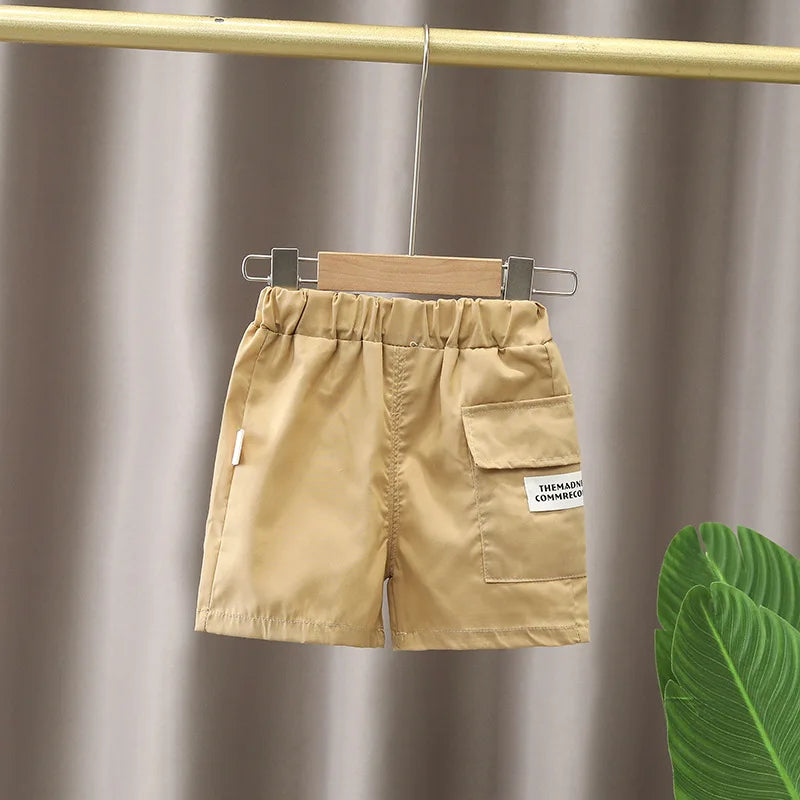 Conjunto de ropa para bebé niño, camiseta y pantalones cortos, conjunto de ropa de verano para niño pequeño, bonito conjunto de ropa de dibujos animados para bebé niño, camiseta y pantalones