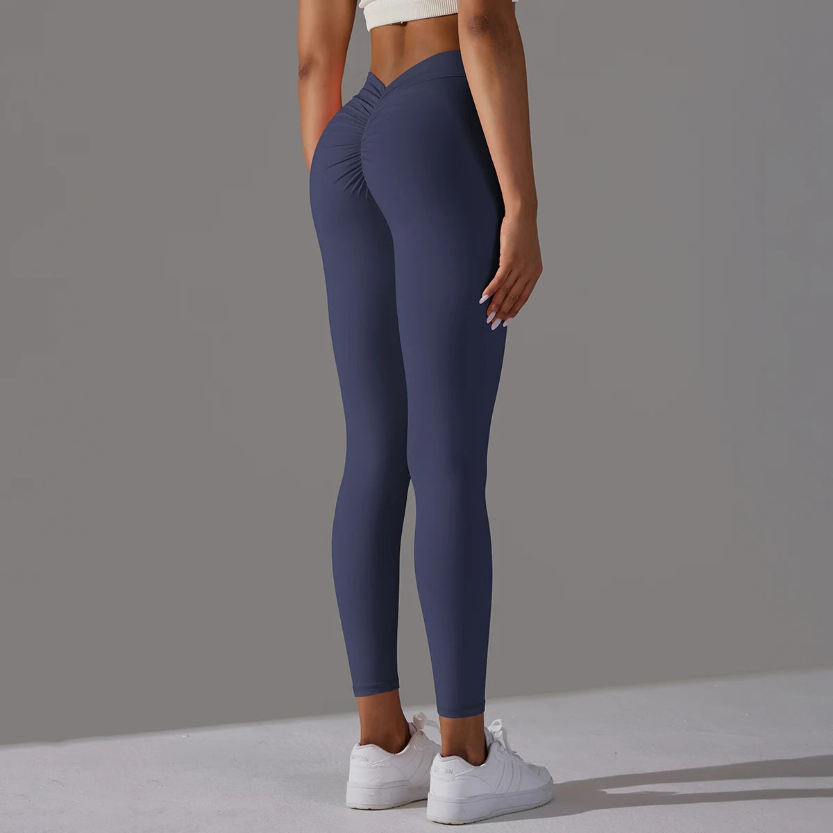 Women Seamless Solid Leggings Knitted High Waist Sports Leggings Fashion Hip Lifting Running Yoga Sport Gym Tights Pantalones