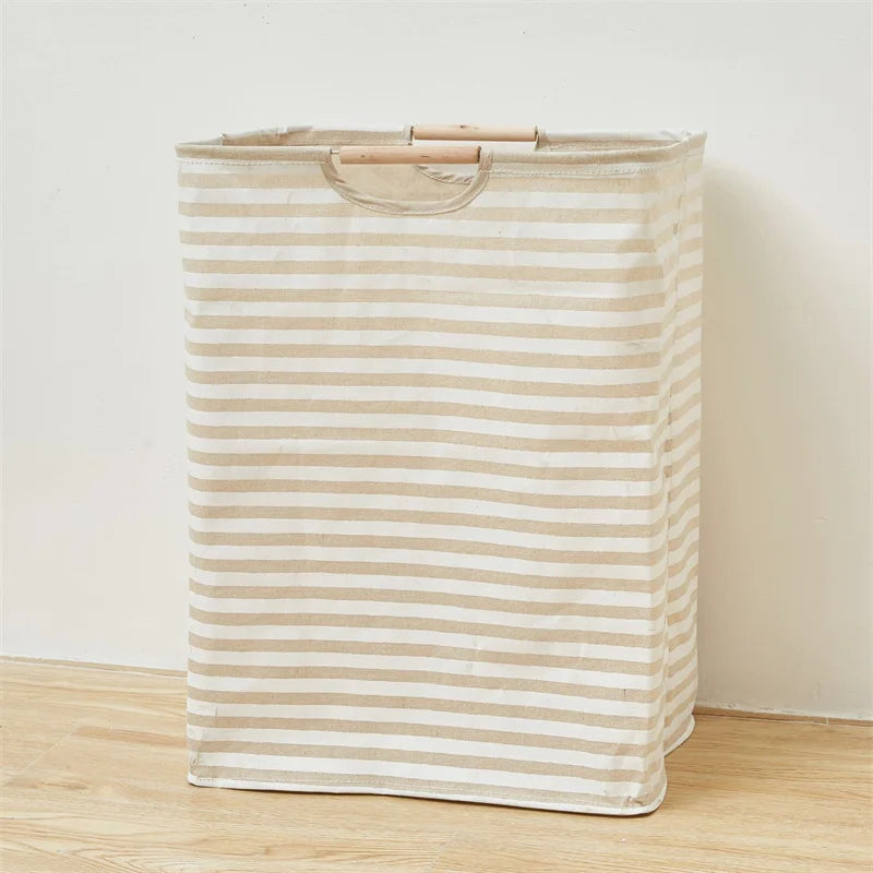 Cesta de lavandería de gran capacidad para ropa sucia con asa, cesta plegable para ropa, accesorios de baño