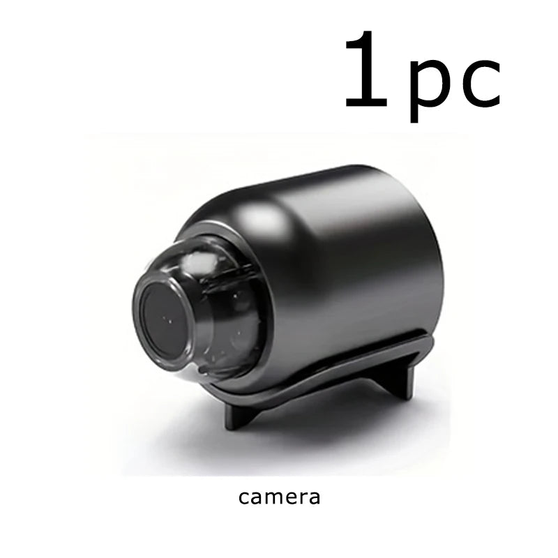 Mini cámara HD WiFi 1080P, grabadora de video inalámbrica remota para el hogar, mascotas, perros y niños, monitoreo de seguridad para iPhone y batería.