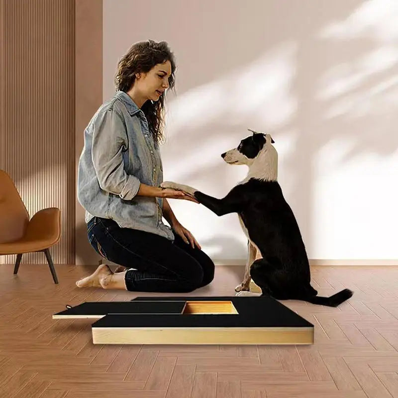Tabla para limar uñas para perros, rascador de madera ajustable para cortar uñas, juguete rascador automático, accesorios seguros para el cuidado de mascotas