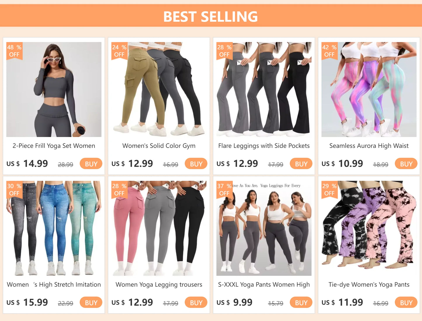 Women Yoga Legging trousers with pocket High Waist Fitness pants Cargo style Cycling Workout Gym Pants Breathable sports pants