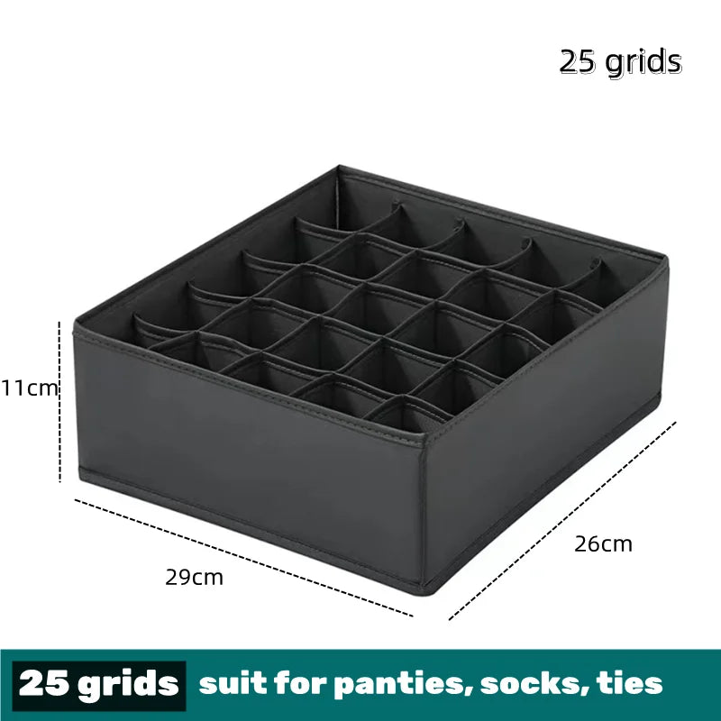 Organizador para ropa interior, calcetines, sujetadores, pantalones, bufandas, corbatas, caja de almacenamiento, organizador de ropa para vaqueros, divisores para cajones, organizador de ropa