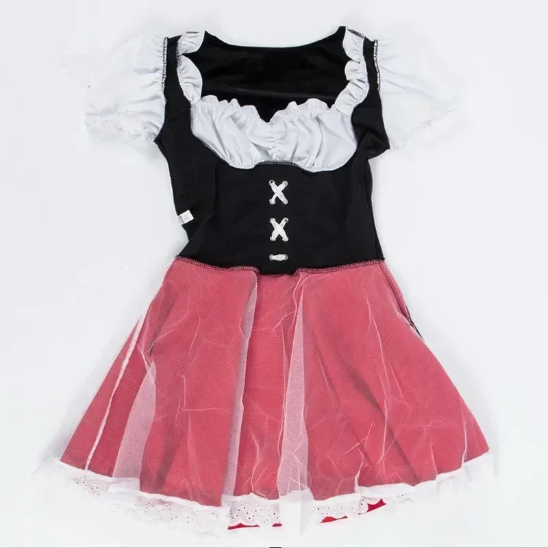 Halloween Little Red Riding Hood Costume Princess Dress Christmas Adult Performance Costume Ball Fairy Tale