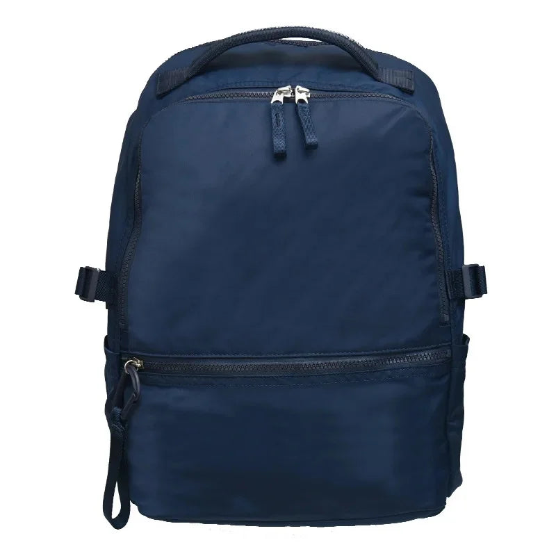 Mochila de viaje para estudiantes de secundaria y preparatoria, multifuncional, con doble hombro, para computadora de negocios, de nailon.