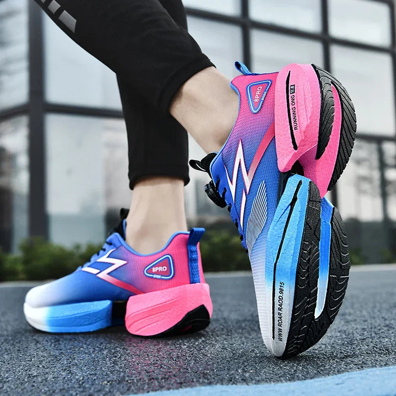 Zapatillas deportivas de moda para hombre, de malla transpirable, para maratón en primavera, cómodas.