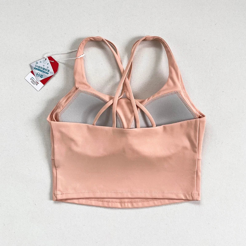 Un sujetador de fitness para yoga, un sujetador de entrenamiento de fitness profesional para mujeres, un sujetador halter de fitness para yoga para mujeres