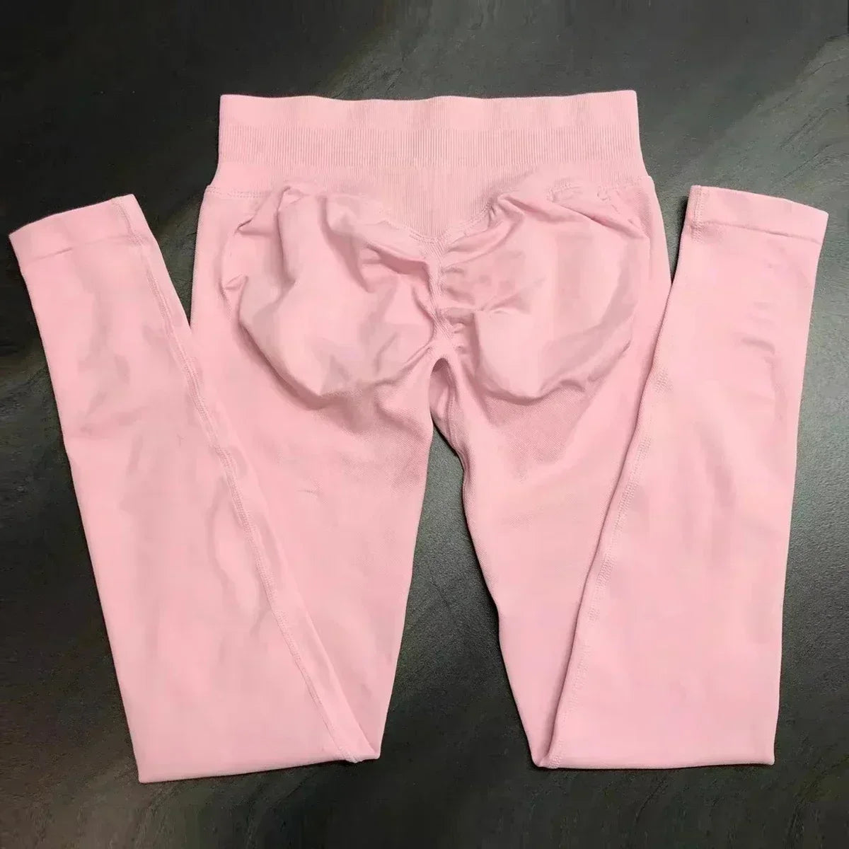 Leggings deportivas sin logo para mujer, efecto push-up, cintura baja, sin costuras, para gimnasio, yoga y entrenamiento.