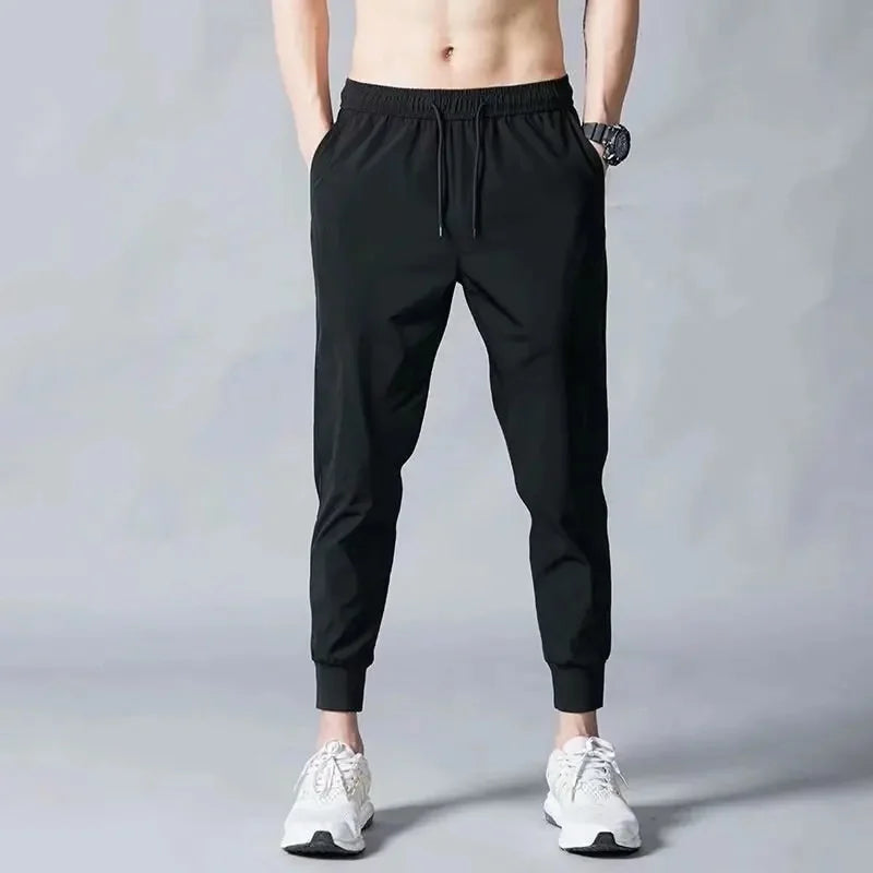 Pantalones de trabajo para hombre, de primavera y verano, informales, versátiles, largos, holgados, cómodos, estilo coreano, estilo funcional.